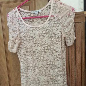Forever21 Sheer/Lace top